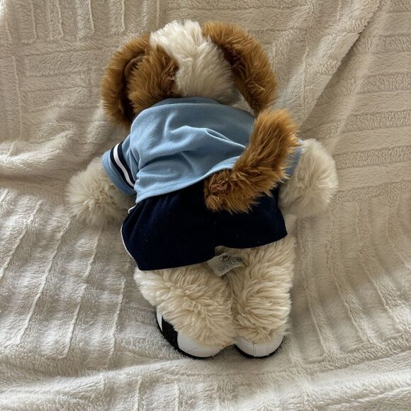 Build A Bear Plush Dog Cheerleader Outfit 17” Brown & White Long Ears Fluffy - Picture 4 of 5